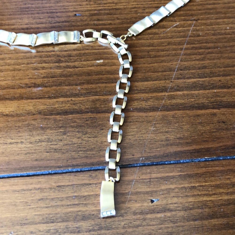 Beautiful gold belt, have hammered, half Sarausky crystals. - Picture 8 of 8